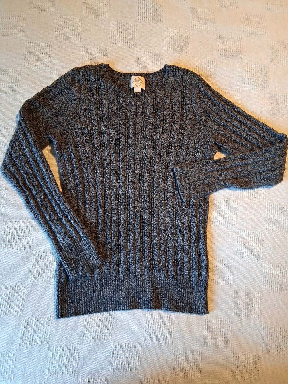 St. John's Bay Gray Cable Knit Sweater